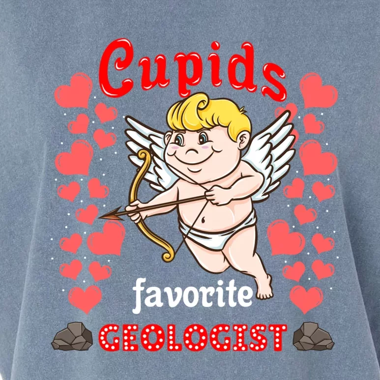 Cupids Favorite Geologist Valentines Day Gift Garment-Dyed Women's Muscle Tee