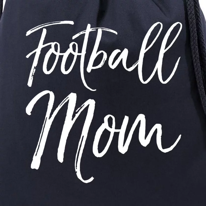 Cute Football Gift For Mothers Sports Mama Gift Football Mom Gift Drawstring Bag