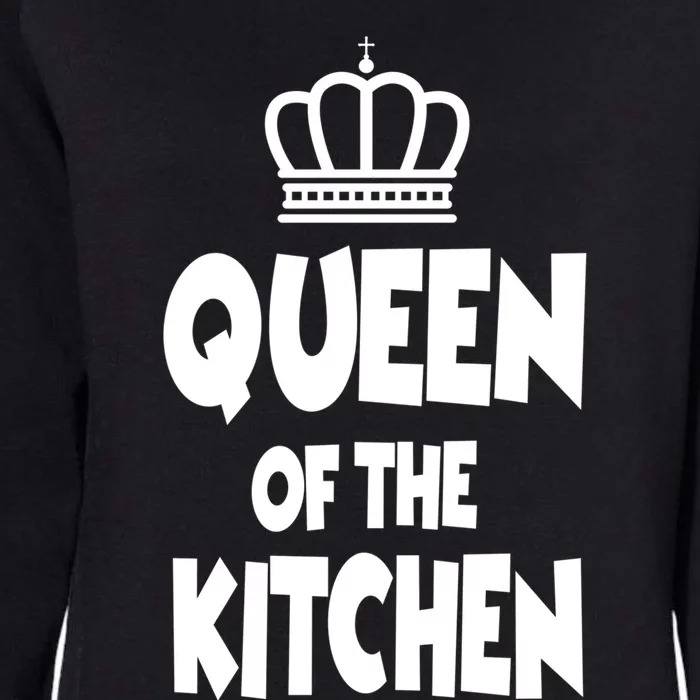 Cooking Funny Gift Queen Of The Kitchen Chef Cook Gift Womens California Wash Sweatshirt