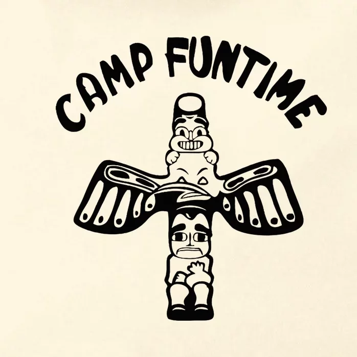 Camp Funtime Gift Punk Rock Retro Summer Zip Tote Bag