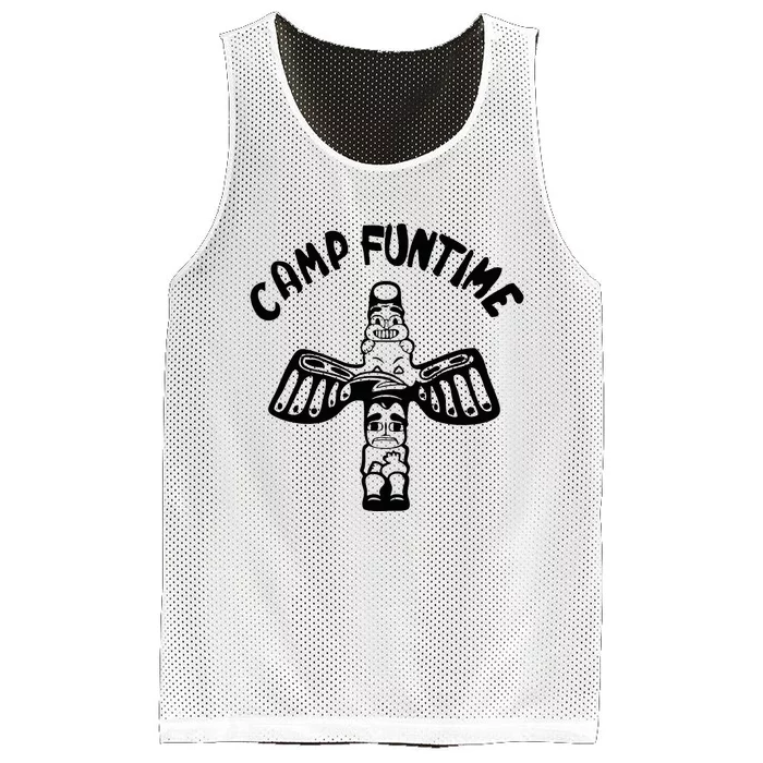 Camp Funtime Gift Punk Rock Retro Summer Mesh Reversible Basketball Jersey Tank