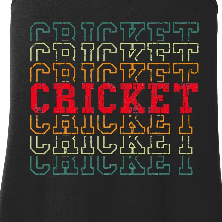 Cricket Funny Graphic For Player Ladies Essential Tank