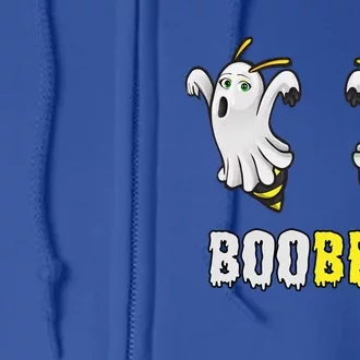 Cute Funny Ghost Halloween Boo Bees Gift Boobees Cute Gift Full Zip Hoodie