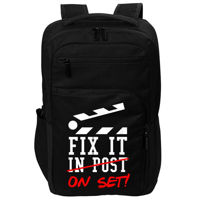 Cinematographer Filmmaker Gift Fix It In Post Impact Tech Backpack