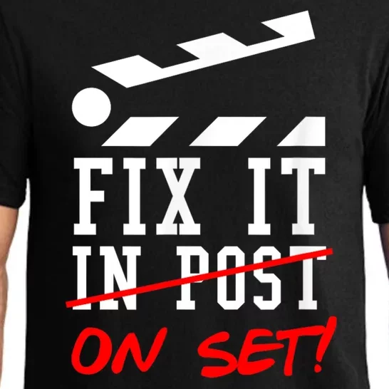 Cinematographer Filmmaker Gift Fix It In Post Pajama Set