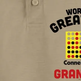 Connect Four Grandparents Day Worlds Greatest Grandma Gift Dry Zone Grid Performance Polo