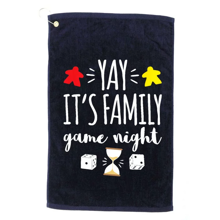 Celebrate Family Game Night Board Games Card Games Platinum Collection Golf Towel