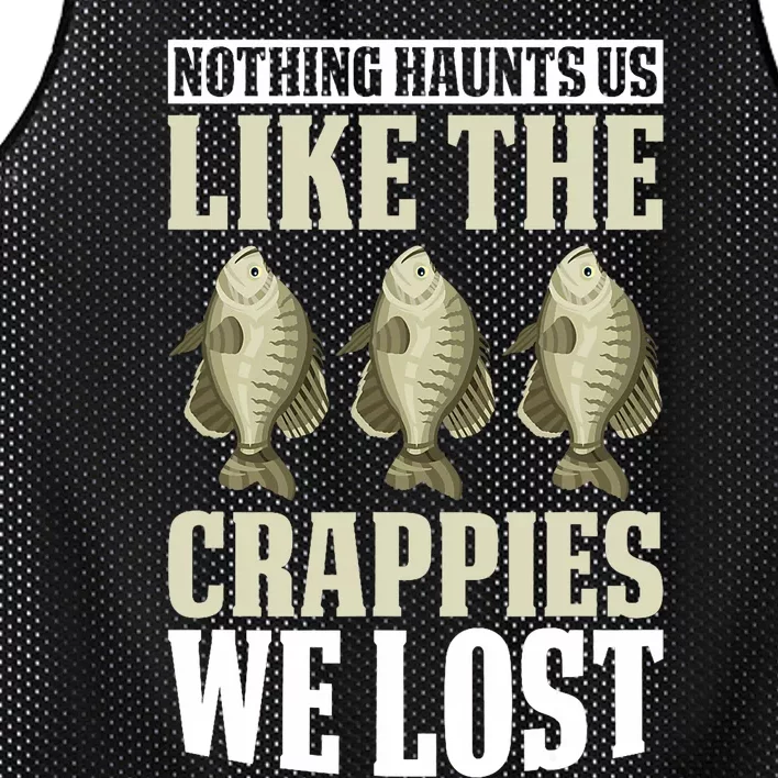 Crappie Fishing Gear Fishing Lure Fishing Net Crappe Fisher Mesh Reversible Basketball Jersey Tank