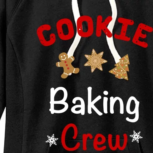 Christmas Funny Great Gift Cookie Baking Crew Cool Gift Cute Gift Women's Fleece Hoodie