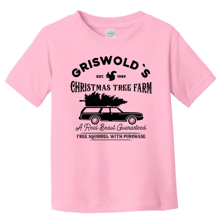 Cool Funny Griswold Christmas Tree Farm Toddler T-Shirt