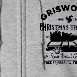 Cool Funny Griswold Christmas Tree Farm Full Zip Hoodie