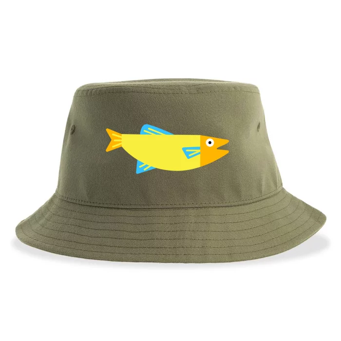 Colored Fish Gift Sustainable Bucket Hat