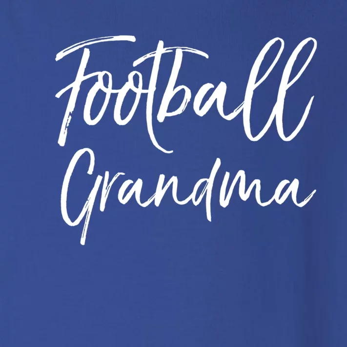 Cute Football Grandmother Gift Football Grandma Great Gift Toddler Long Sleeve Shirt