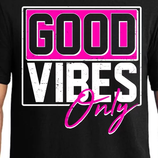 Cool Funny Good Vibes Only Pajama Set