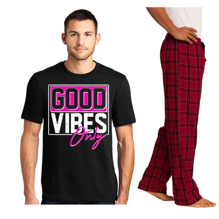 Cool Funny Good Vibes Only Pajama Set