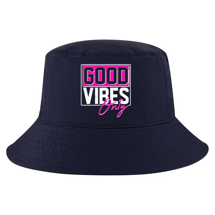 Cool Funny Good Vibes Only Cool Comfort Performance Bucket Hat