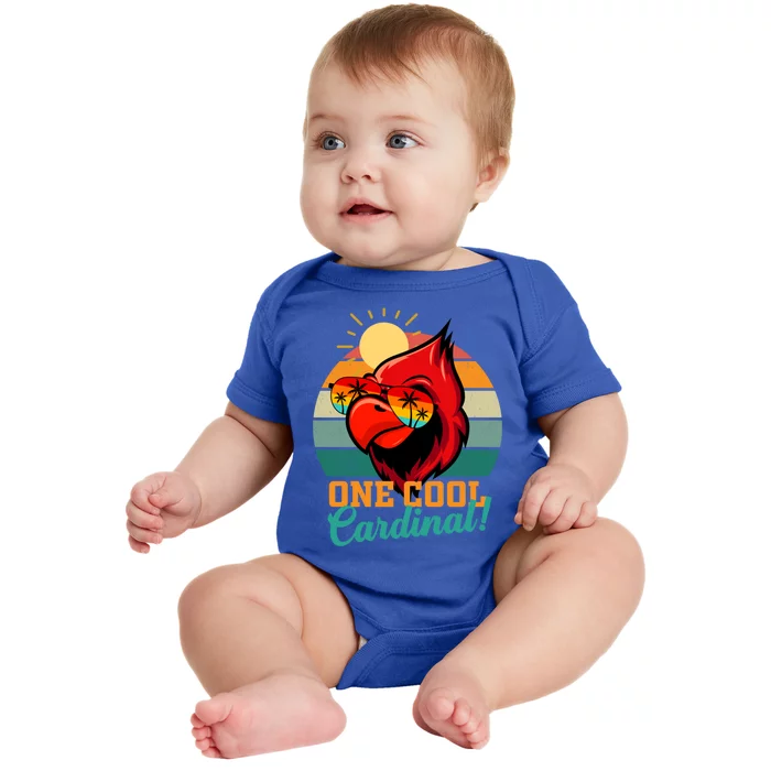 Cardinal Funny Gift Cardinal Day Birding Gift Baby Bodysuit