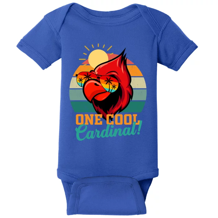 Cardinal Funny Gift Cardinal Day Birding Gift Baby Bodysuit