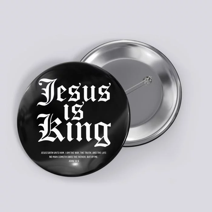 Christian Faith Gifts Jesus Is King Collection Button