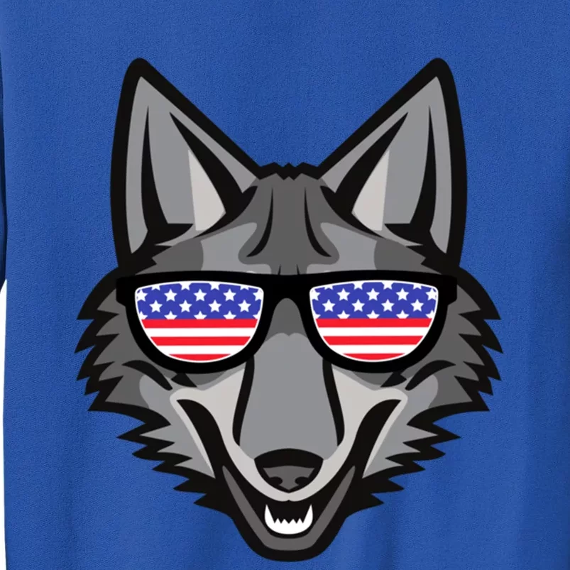 Coyote Funny Gift 4th Of July National Coyote Day Cute Gift Sweatshirt