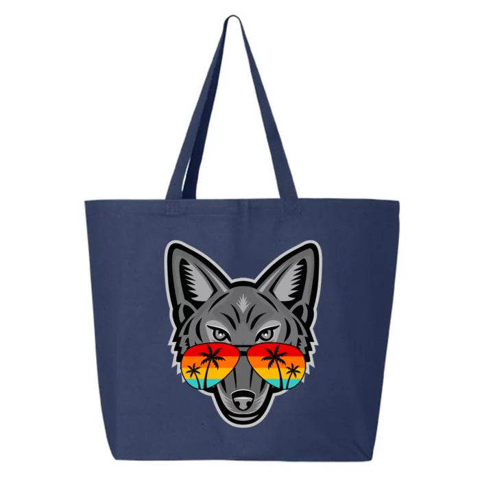 Coyote Funny Gift North America National Coyote Day Gift 25L Jumbo Tote