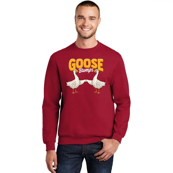 Cute & Funny Goose Bumps Goosebumps Animal Pun Sweatshirt