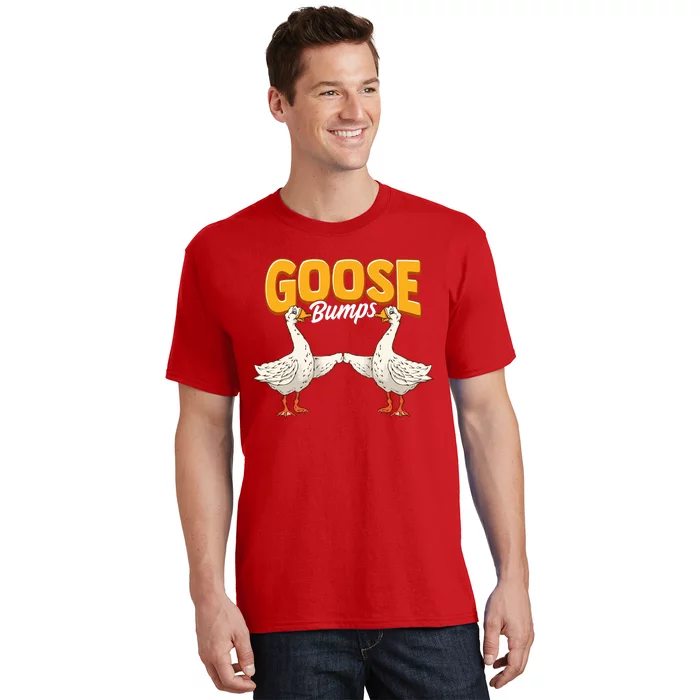 Cute & Funny Goose Bumps Goosebumps Animal Pun T-Shirt