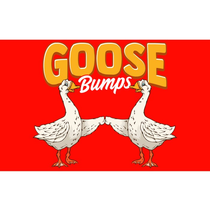 Cute & Funny Goose Bumps Goosebumps Animal Pun Bumper Sticker