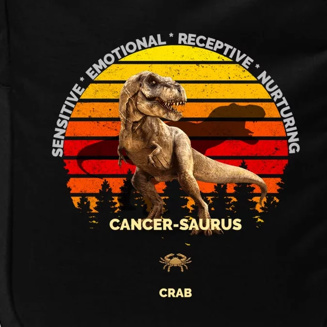 Cancergreat Funny Giftaurus Zodiac Cancer (Jun 21 Great Gift Jul 22) Crab Dinosa Impact Tech Backpack