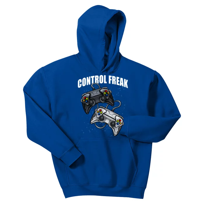 Control Freak Gamer Funny Video Game Online Gaming Gift Kids Hoodie