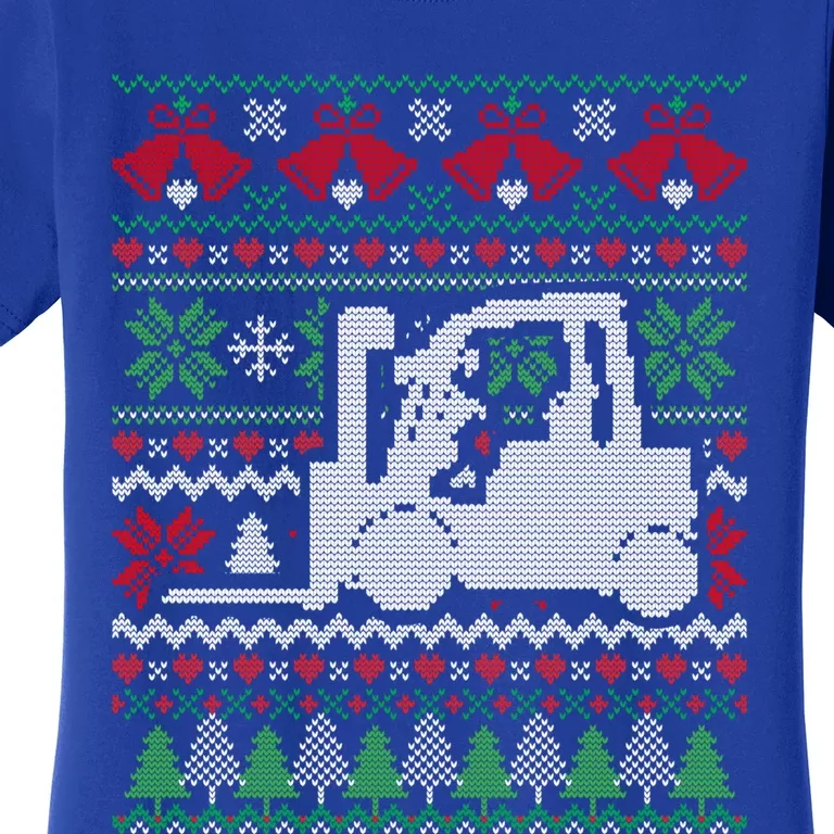 Christmas Forklift Gift Women's T-Shirt