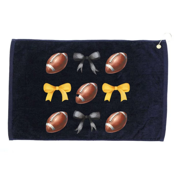 Coquette Football Game Day Game Lover Grommeted Golf Towel