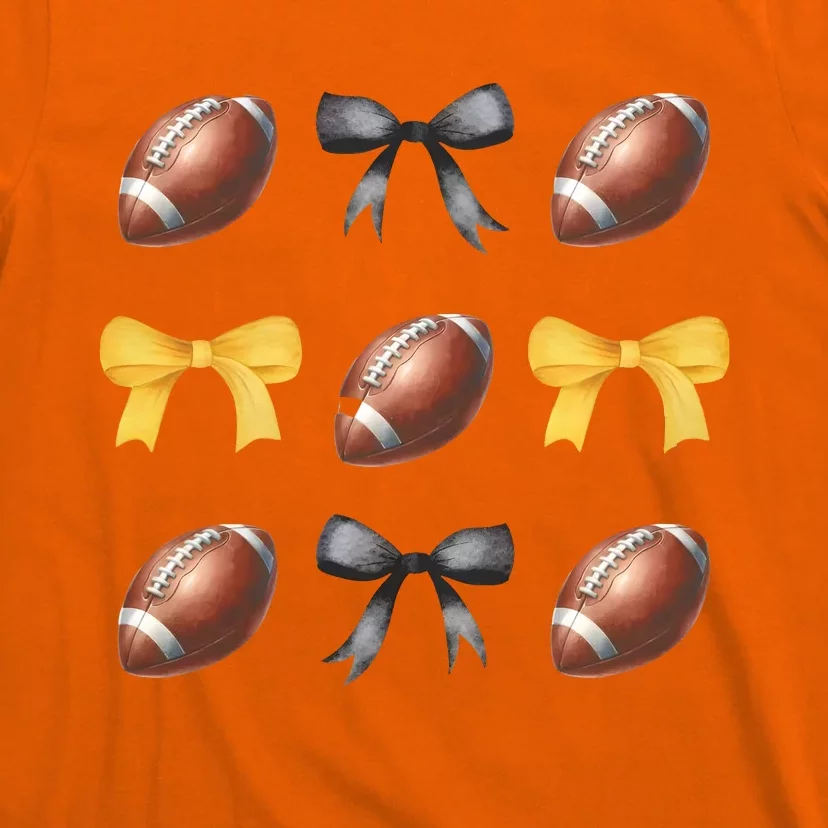 Coquette Football Game Day Game Lover T-Shirt