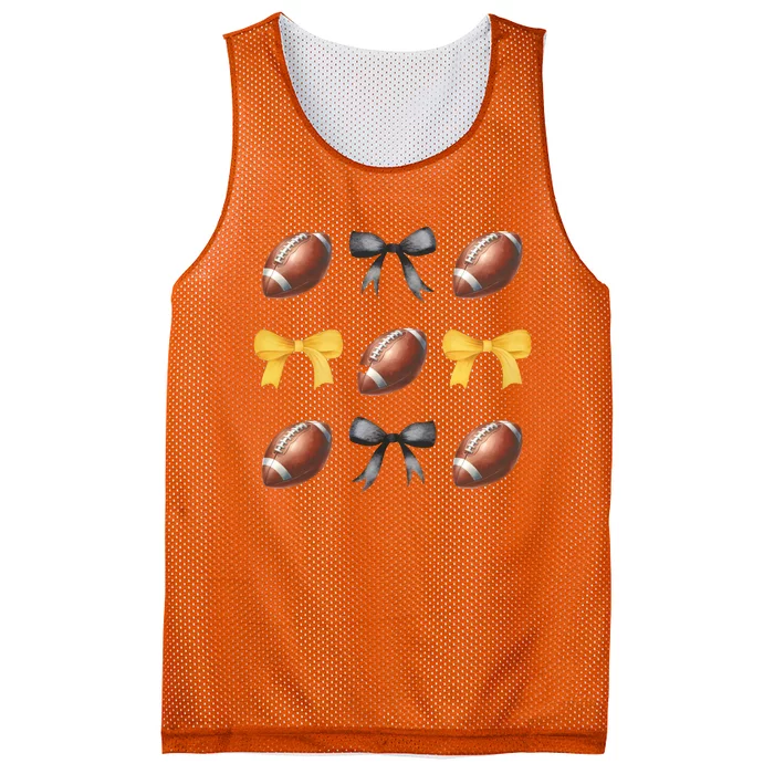 Coquette Football Game Day Game Lover Mesh Reversible Basketball Jersey Tank