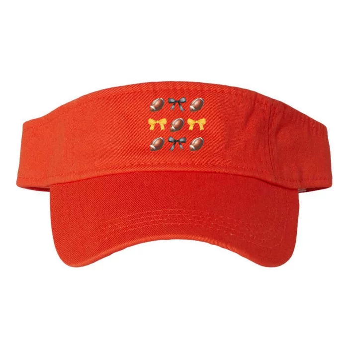 Coquette Football Game Day Game Lover Valucap Bio-Washed Visor