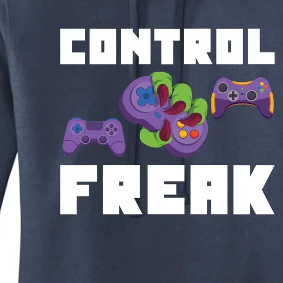 Control Freak Gamer Video Game Controller Gift Women's Pullover Hoodie