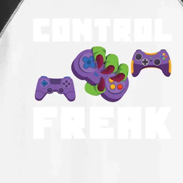 Control Freak Gamer Video Game Controller Gift Toddler Fine Jersey T-Shirt