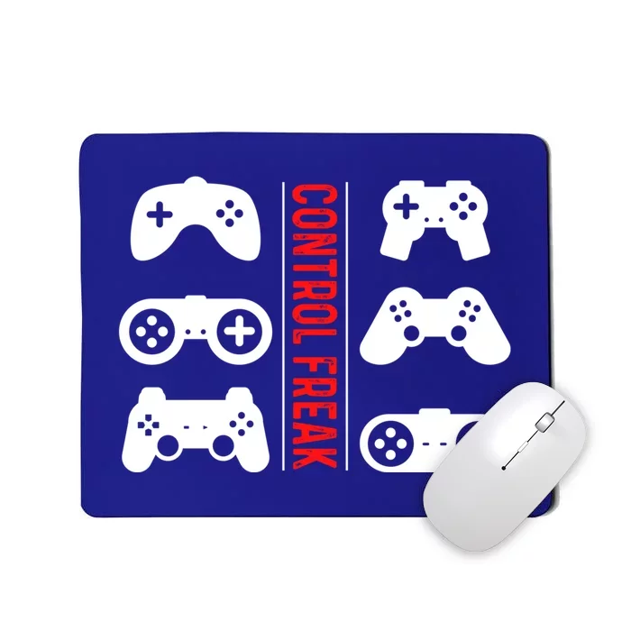 Control Freak Gaming Pc Console Video Games Computer Nerd Gift Mousepad