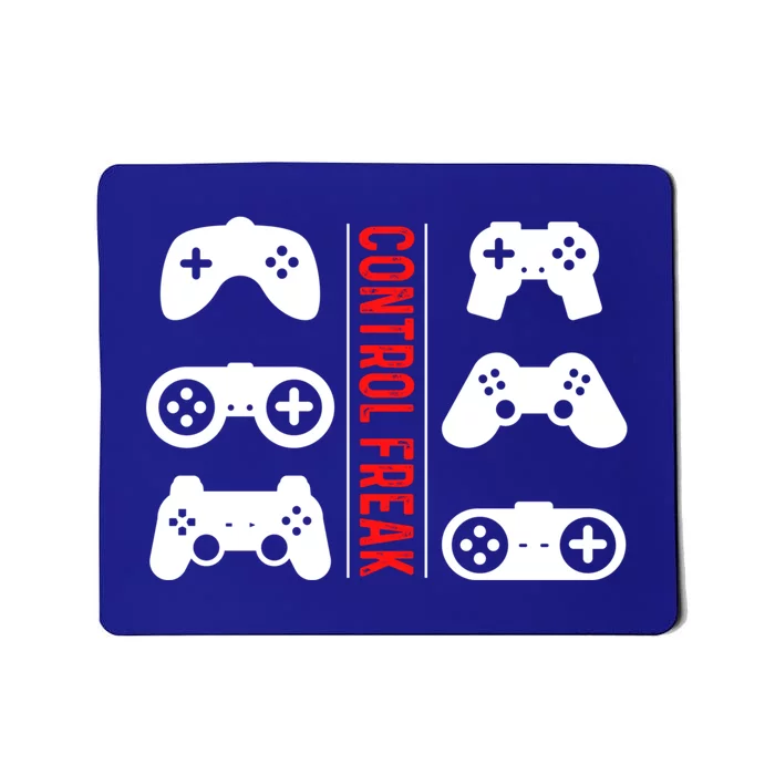 Control Freak Gaming Pc Console Video Games Computer Nerd Gift Mousepad