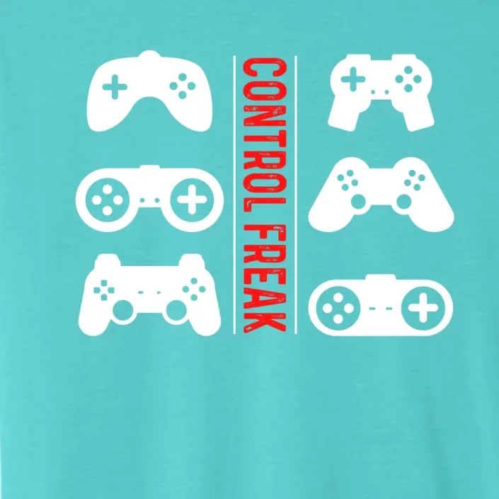 Control Freak Gaming Pc Console Video Games Computer Nerd Gift ChromaSoft Performance T-Shirt