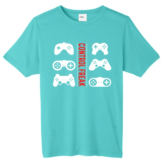 Control Freak Gaming Pc Console Video Games Computer Nerd Gift ChromaSoft Performance T-Shirt