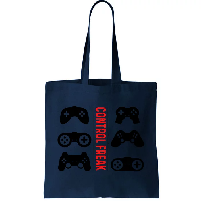 Control Freak Gaming Pc Console Video Games Computer Nerd Gift Tote Bag