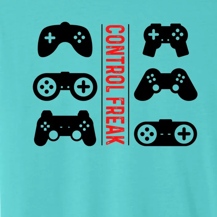 Control Freak Gaming Pc Console Video Games Computer Nerd Gift ChromaSoft Performance T-Shirt