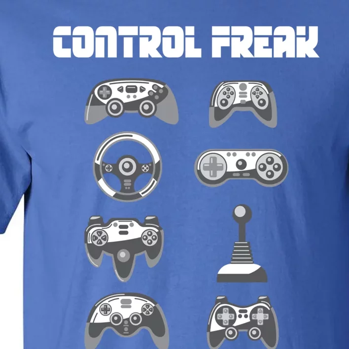 Control Freak Gift Funny Gaming Controller Gamer Video Games Gift Tall T-Shirt