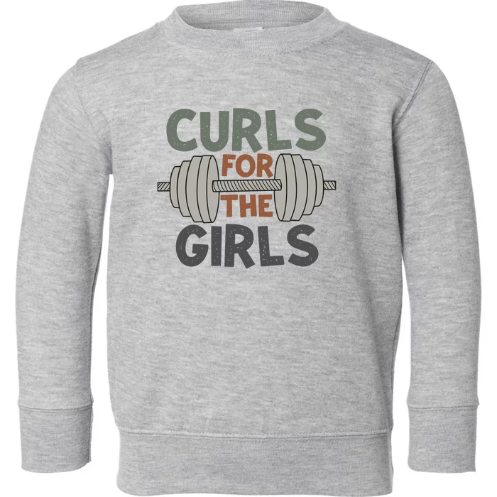 Curls For Girl Toddler Sweatshirt