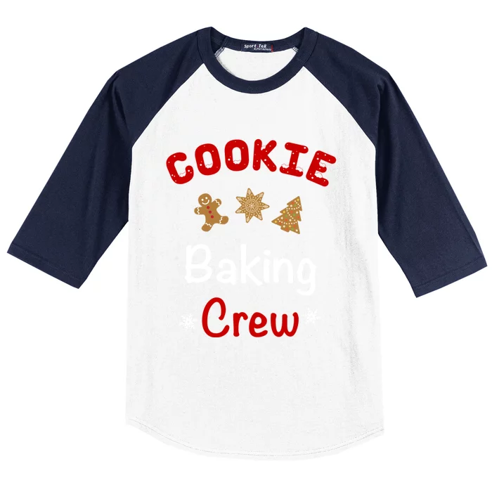 Christmas Funny Gift Cookie Baking Crew Cute Gift Great Gift Baseball Sleeve Shirt