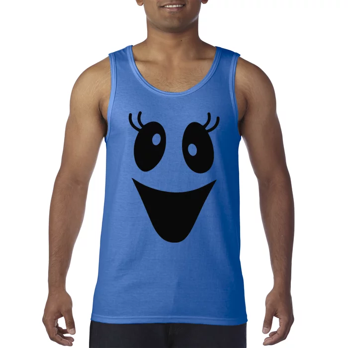 Cute Female Ghost Face Outfit For Halloween Costumes Tank Top