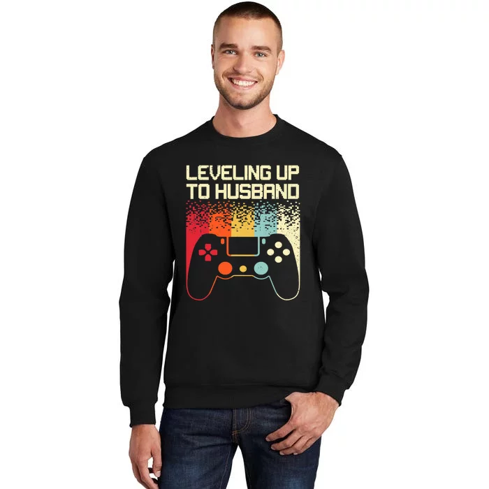 Cool Future Husband For Men Groom To Be Bachelor Gamer Tall Sweatshirt