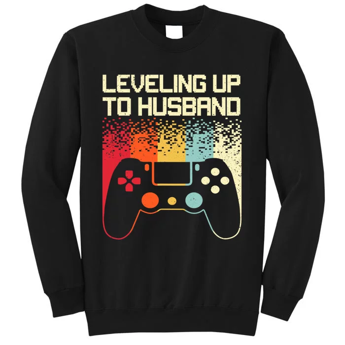 Cool Future Husband For Men Groom To Be Bachelor Gamer Tall Sweatshirt