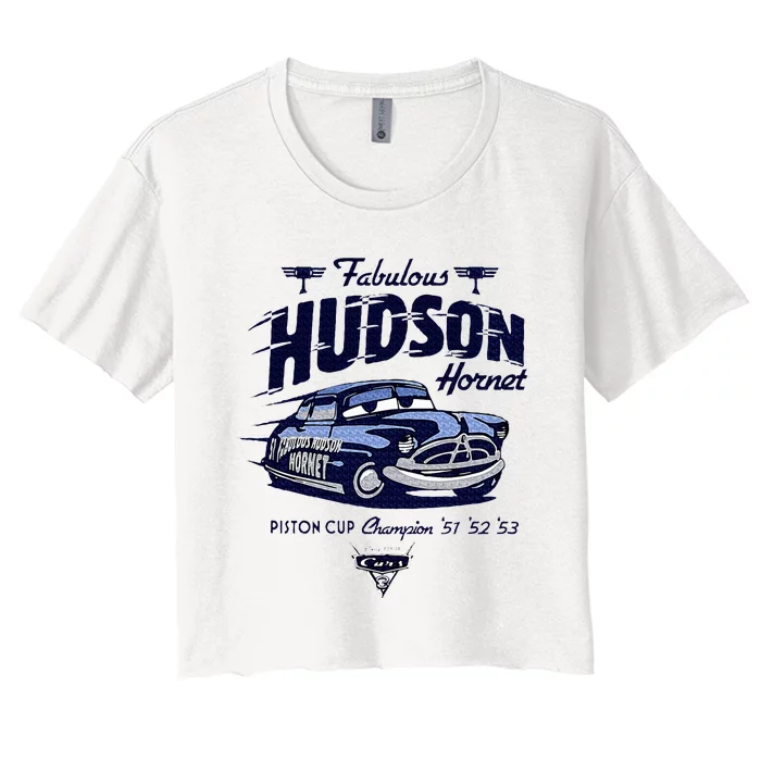 Cars Fabulous Hudson Hornet Women's Crop Top Tee